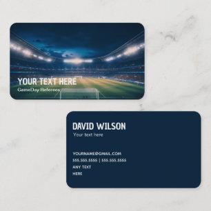 Tarjeta De Visita Árbitro de fútbol