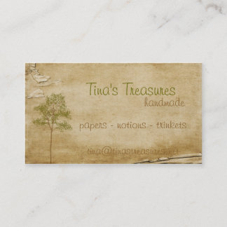 Tarjeta De Visita Árbol antiguo