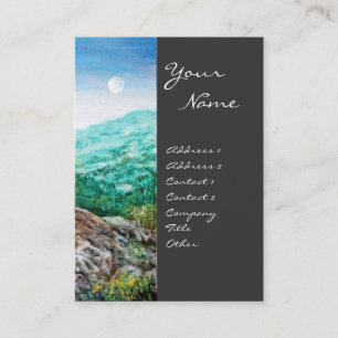 Tarjeta De Visita ÁRBOL AURORA / ÁRBOL MAGIC, verde, azul, gris
