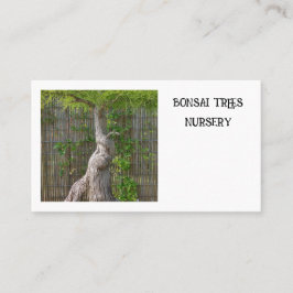 Tarjeta De Visita Árbol Bonsai