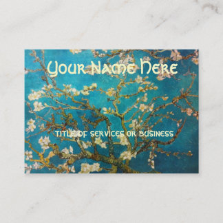Tarjeta De Visita Árbol de almendra floreciente de Van Gogh
