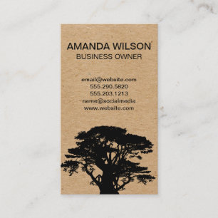 Tarjeta De Visita Árbol de cedro   Paisajismo   Gardener