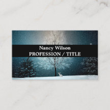 Árbol de escarcha por la noche