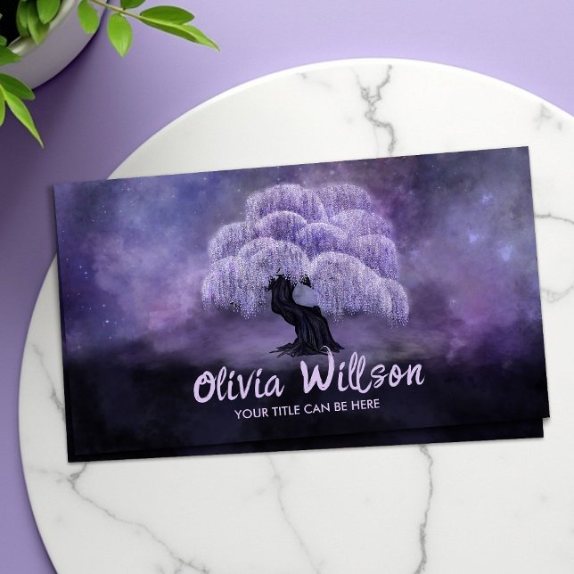 Tarjeta De Visita Árbol de histeria floreciente (Subido por el creador)