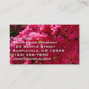 Tarjeta De Visita Árbol de Júpiter