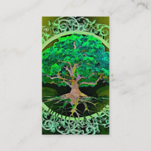 Tarjeta De Visita Árbol de la vida de Amelia Carrie