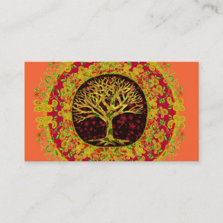Tarjeta De Visita Árbol de la vida de Amelia Carrie