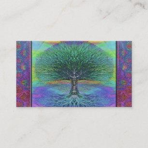 Tarjeta De Visita Árbol de la vida de Amelia Carrie