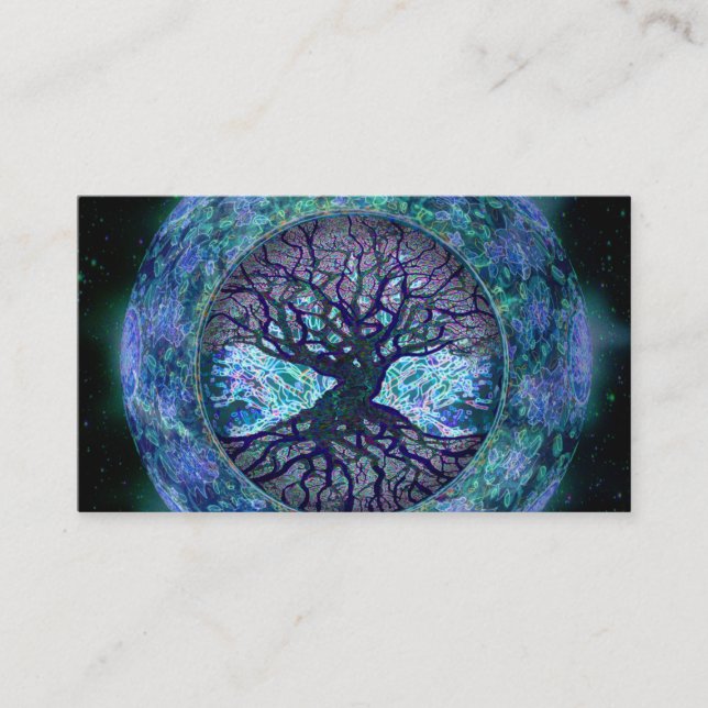 Tarjeta De Visita Árbol de la vida de Amelia Carrie (Anverso)