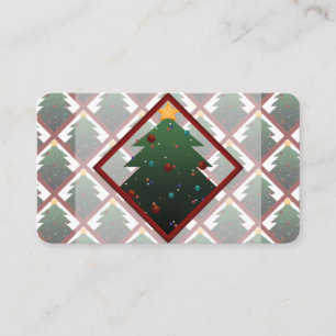 Tarjeta De Visita Árbol de Navidad