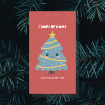 Árbol de Navidad corto rojo vertical