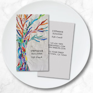 Tarjeta De Visita Árbol De Vida Del Coach De Vida