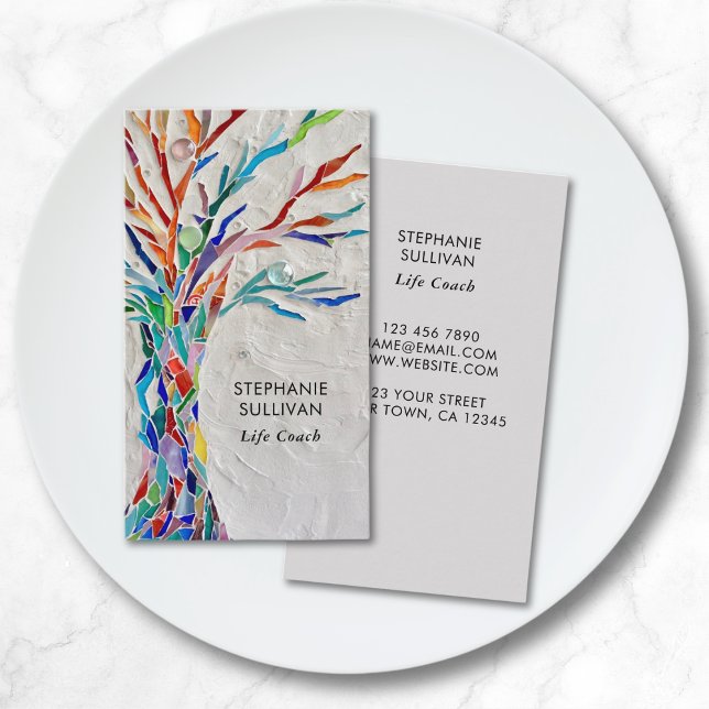 Tarjeta De Visita Árbol De Vida Del Coach De Vida (Subido por el creador)