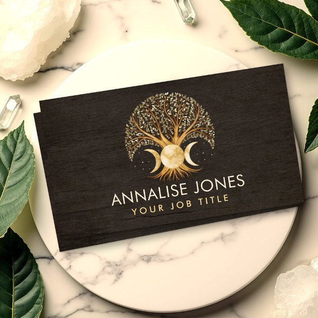 Tarjeta De Visita Árbol de vida - Triple luna (Subido por el creador)