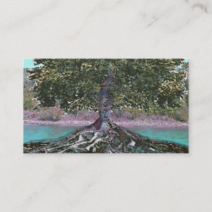 Tarjeta De Visita Árbol del borde de los lagos life