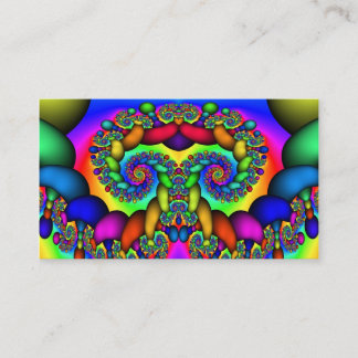 Tarjeta De Visita Árbol del fractal de la vida