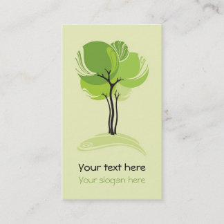 Tarjeta de visita Árbol Dibujo
