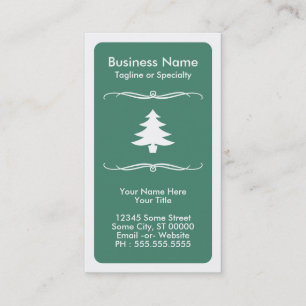 Tarjeta De Visita árbol mod
