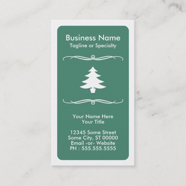Tarjeta De Visita árbol mod (Anverso)