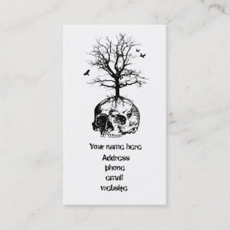 Tarjeta De Visita Árbol muerto