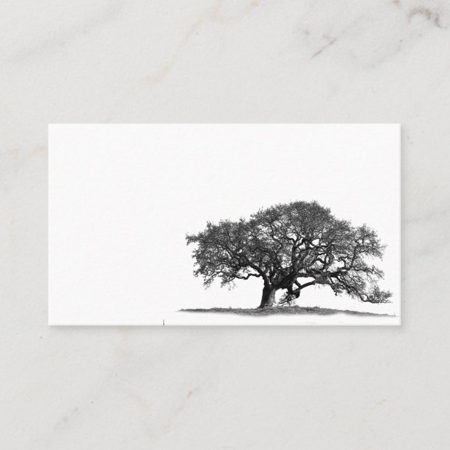 TARJETA DE VISITA ÁRBOL OAK (Anverso)