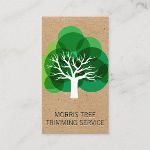 Tarjeta De Visita Árbol   Paisajismo   Jardinero