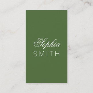 Tarjeta De Visita Árbol superior: introduce tu nombre