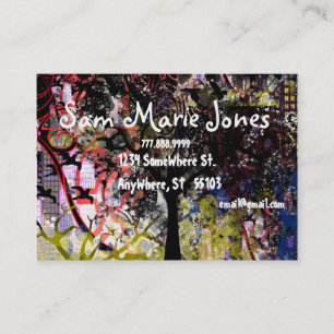 Tarjeta De Visita Árbol urbano arrancado -