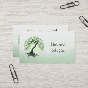 Tarjeta De Visita Árbol verde de la vida