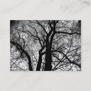 Tarjeta De Visita Árboles de alto contraste