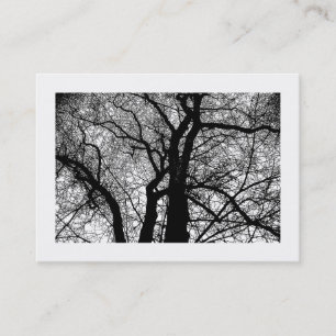 Tarjeta De Visita Árboles de alto contraste (bordeados)