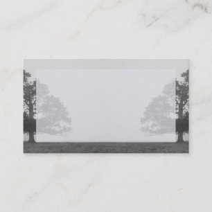 Tarjeta De Visita Árboles en la niebla