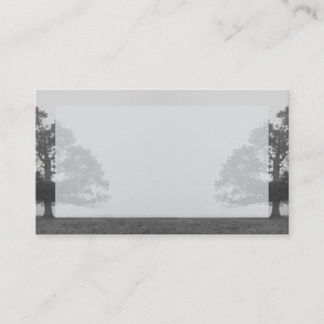 Tarjeta De Visita Árboles en la niebla (Anverso)