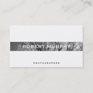 Tarjeta De Visita Árboles Fotografía