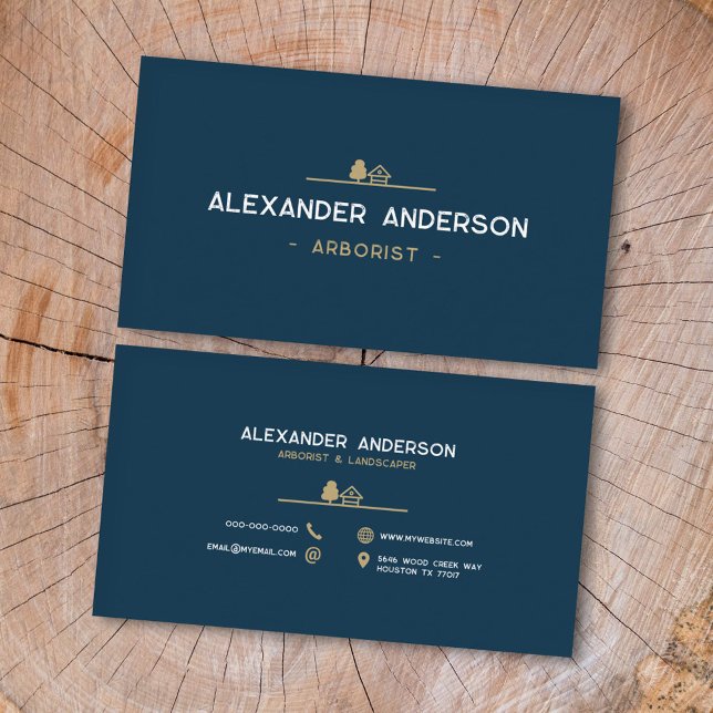 Tarjeta De Visita Arborist (Arborist Business Card)