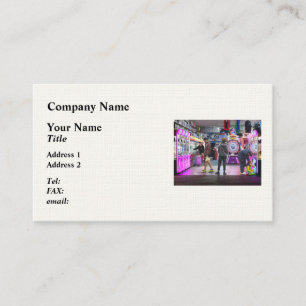Tarjeta De Visita Arcade del paseo marítimo de Wildwood NJ