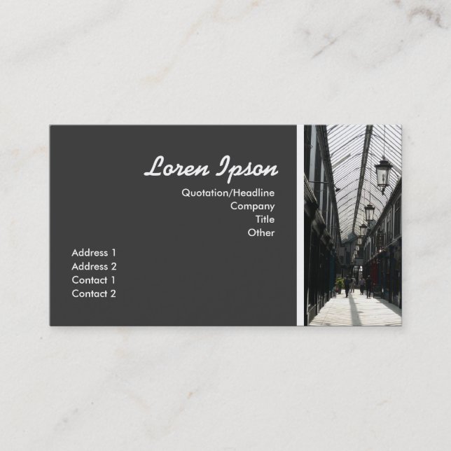 Tarjeta De Visita Arcade II (Anverso)