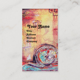 Tarjeta De Visita ARCADIA , Resumen de Plata Amarilla Roja