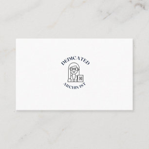 TARJETA DE VISITA ARCHIVISTA DEDICADO