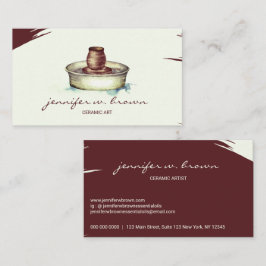 Tarjeta De Visita Arcilla hecha a mano Escultura de la herramienta d