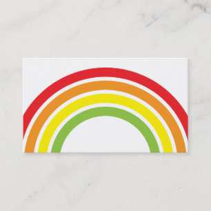 Tarjeta De Visita arco iris