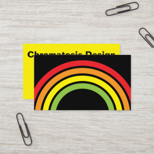 Tarjeta De Visita arco iris