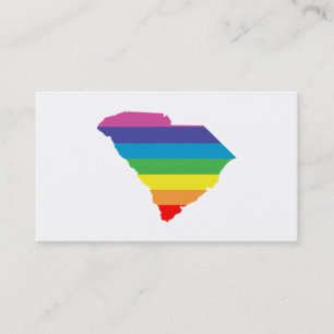 Tarjeta De Visita arco iris de carolina del sur