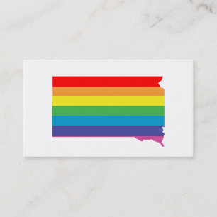 Tarjeta De Visita arco iris de dakota meridional