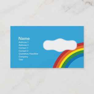 Tarjeta De Visita Arcoiris