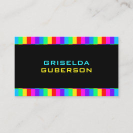 Tarjeta De Visita Arcoiris