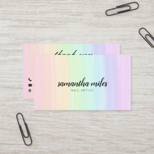 Tarjeta De Visita Arcoiris pastoral