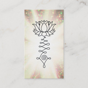 Tarjeta De Visita *~* Arcoiris Sparkles Reiki Energía Sanadora Lotu