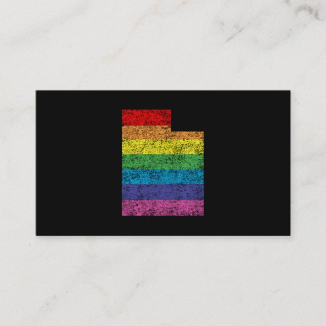 Tarjeta De Visita arcoiris utaño (Anverso)