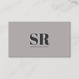 Tarjeta De Visita arena profunda | neutro beige sólido